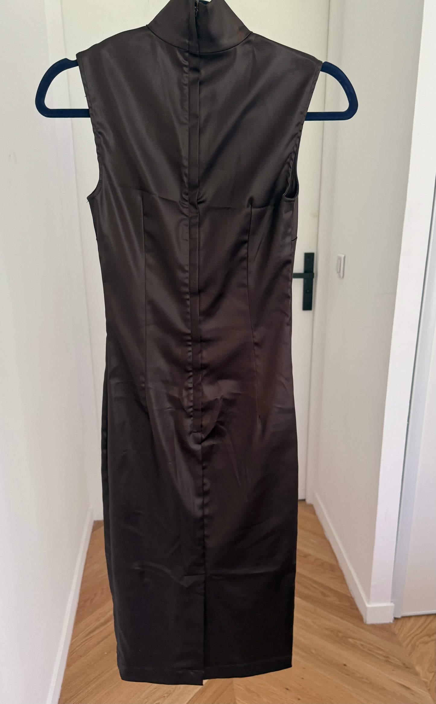 Dolce& Gabbana Dark Brown Longuette Midi Dress