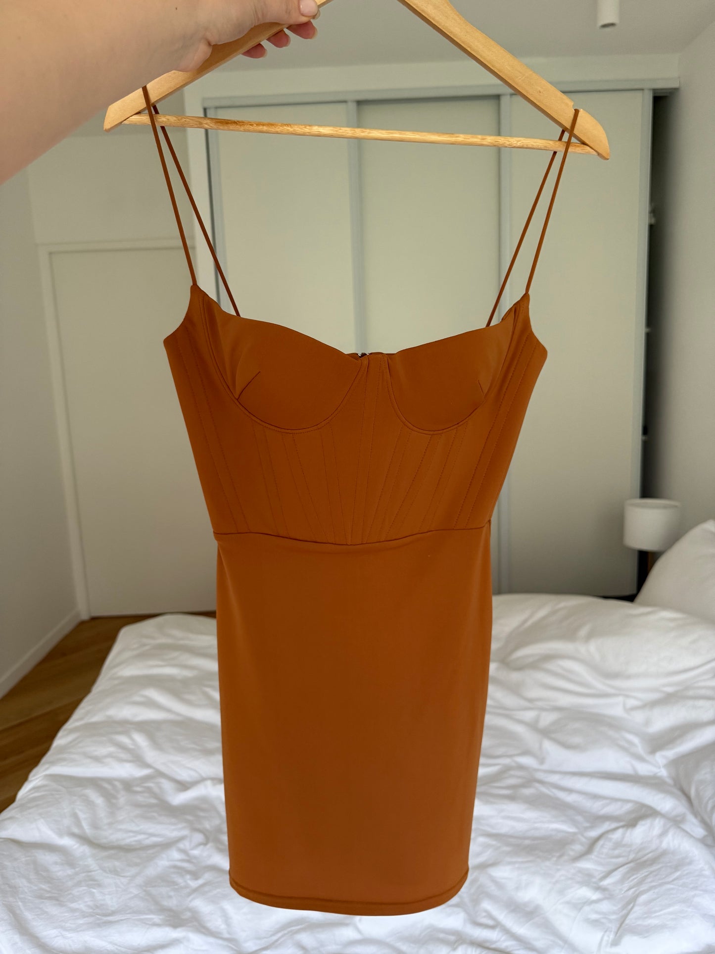 Alex Perry CORSET bodice dress