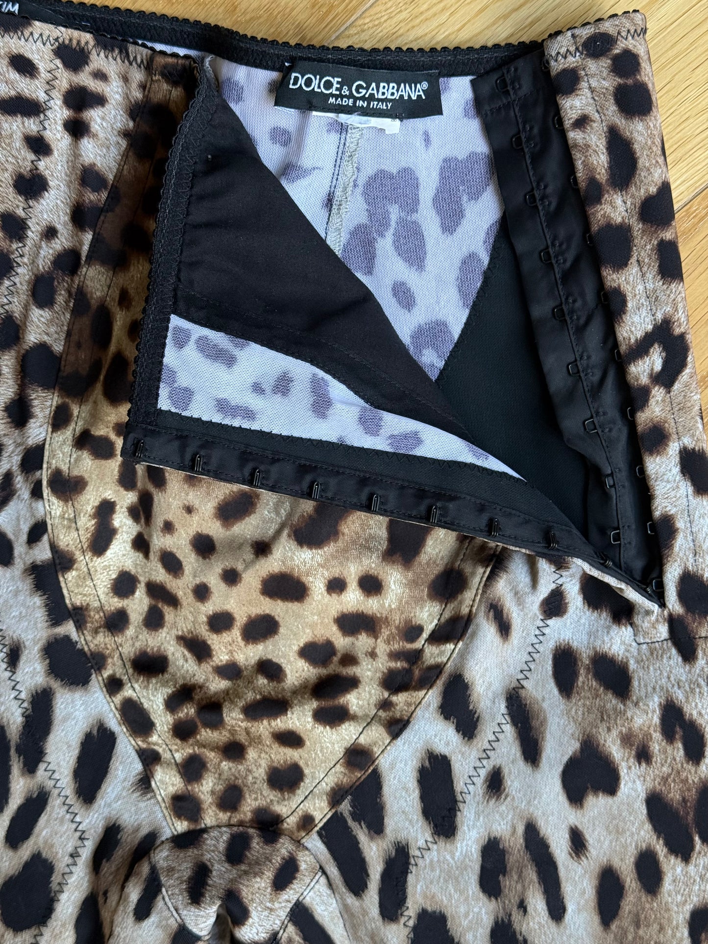 KIM DOLCE&GABBANA Leopard Print Trousers