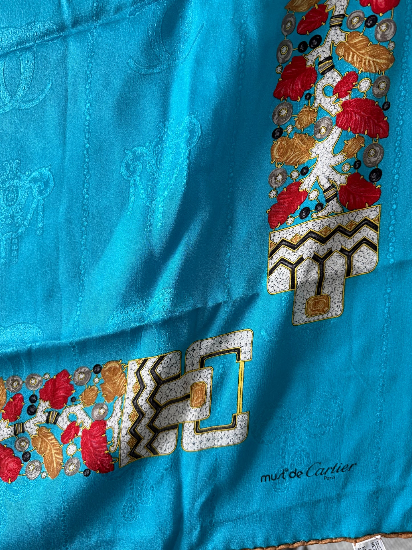 Cartier Vintage Silk Scarf