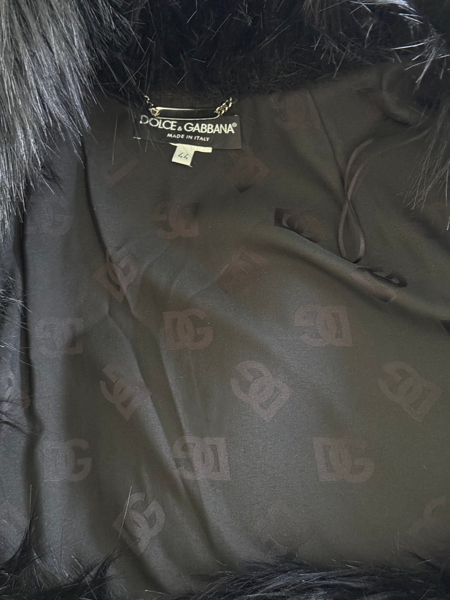 Dolce & Gabbana Faux Fur Shrug