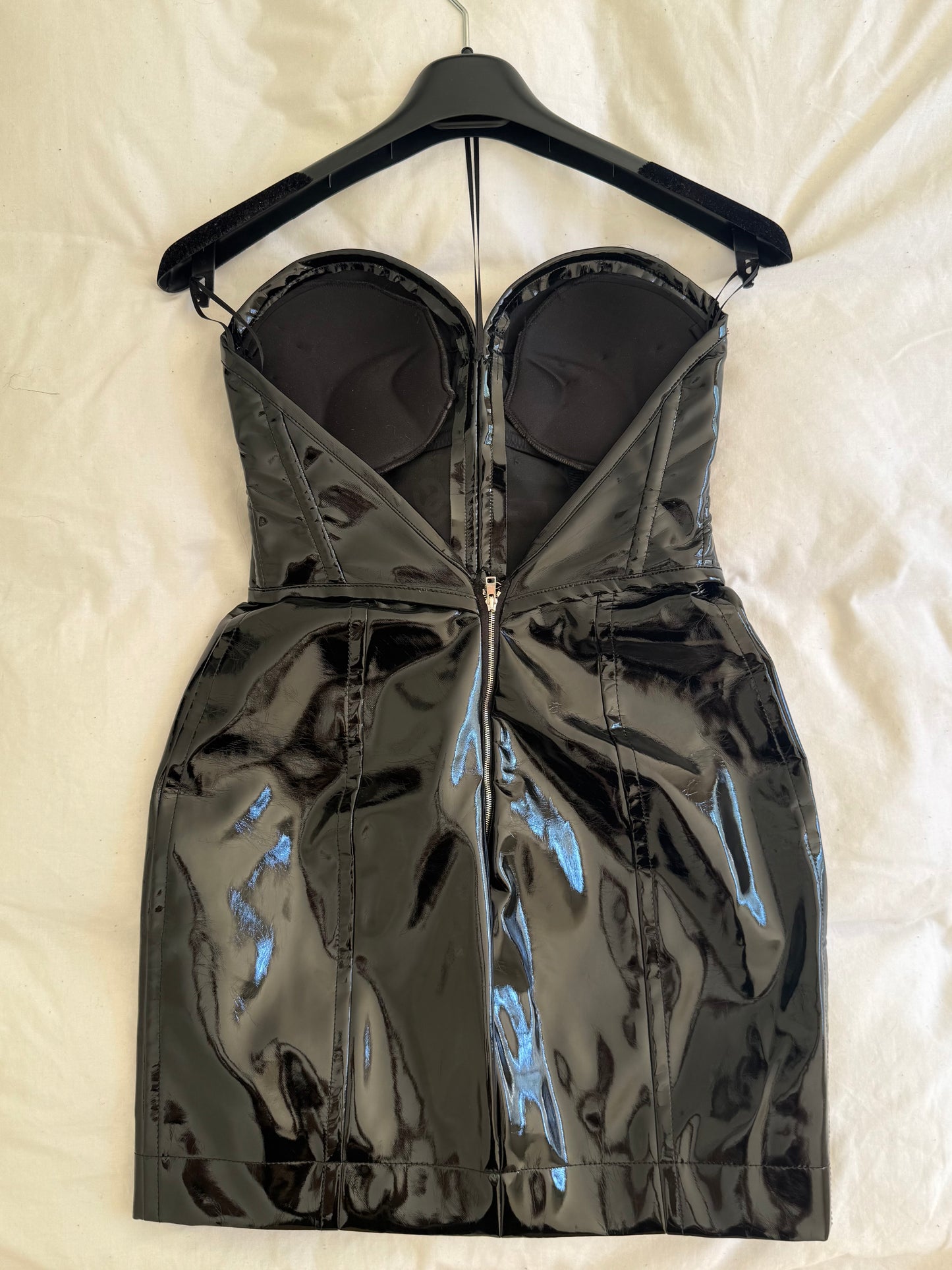 Dolce&Gabbana Corset Style High-shine Mini Dress