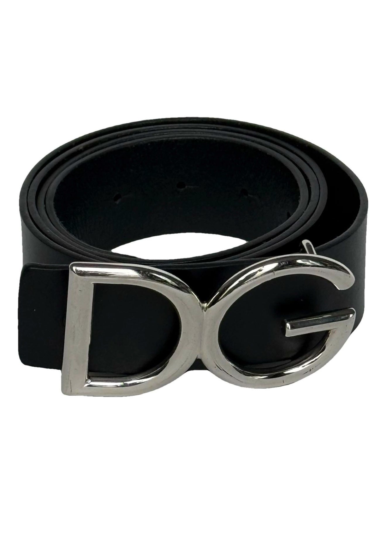 Dolce&Gabbana Leather Logo Belt