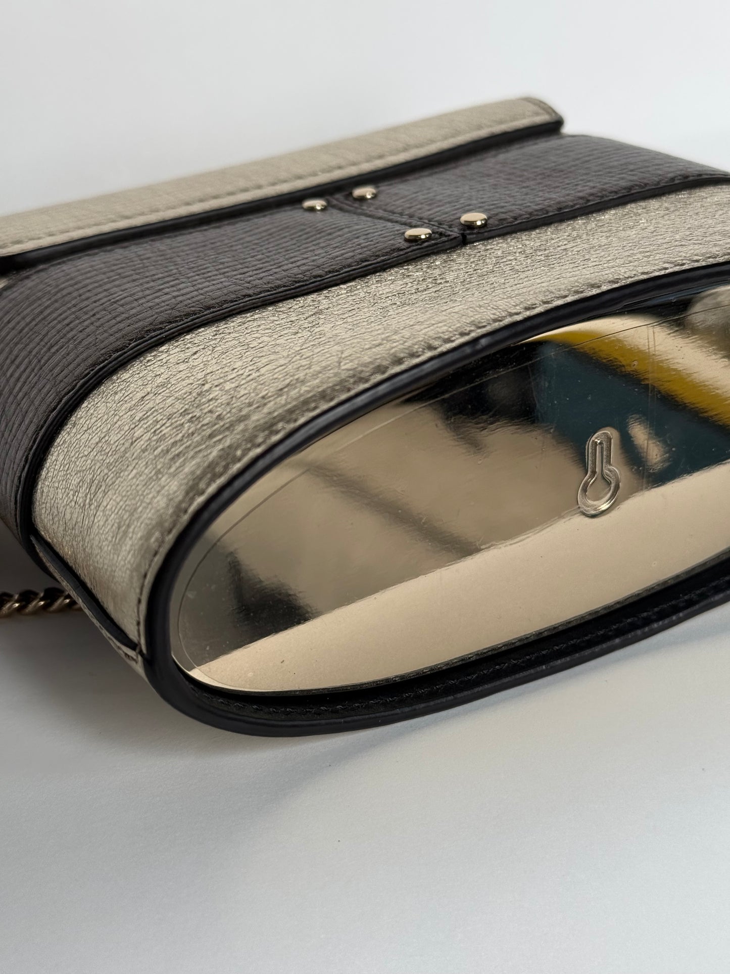 Chloe Aby Lock Leather Crossbody Bag