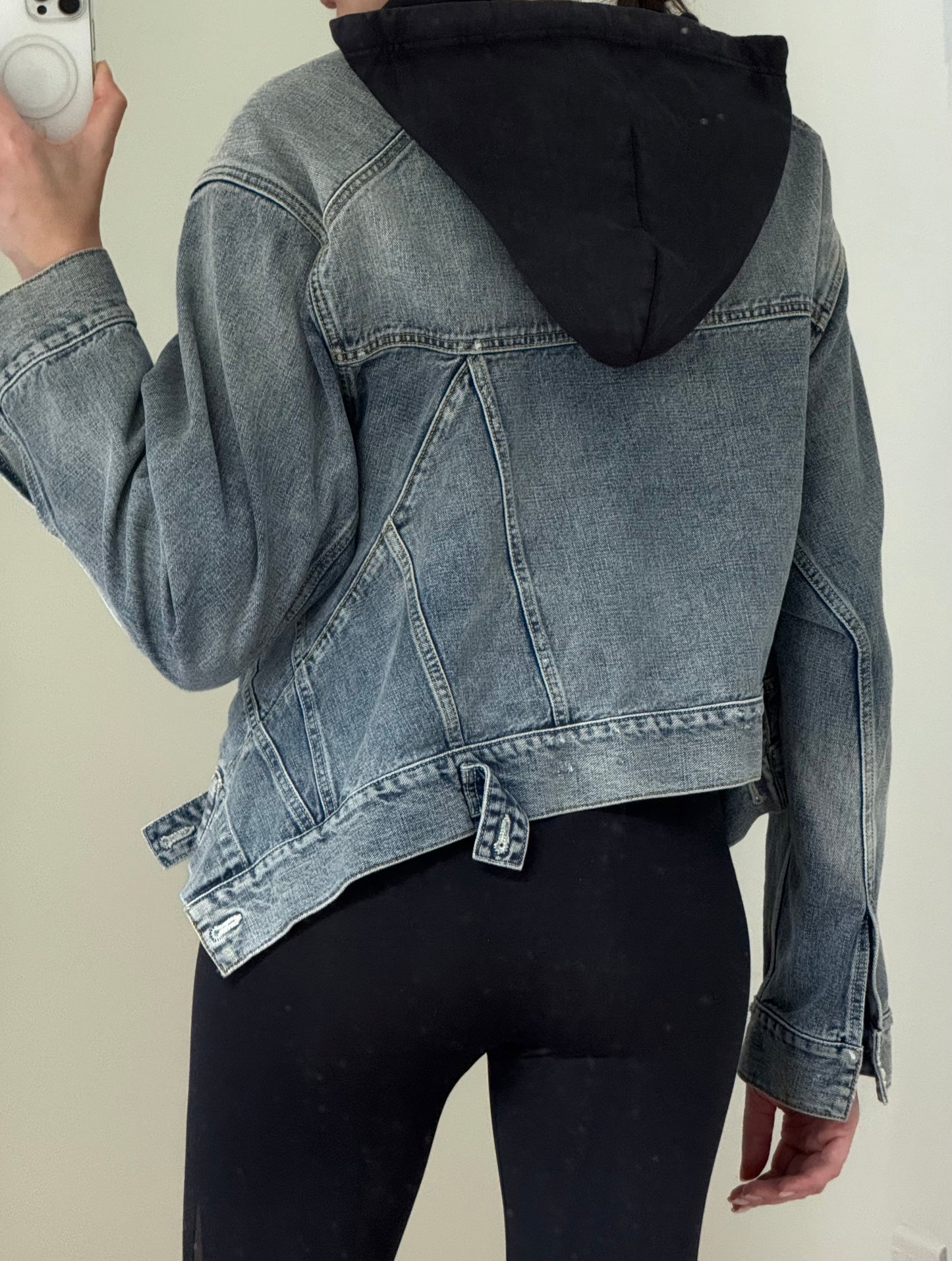 Balenciaga DIY Asymmetric Denim Jacket