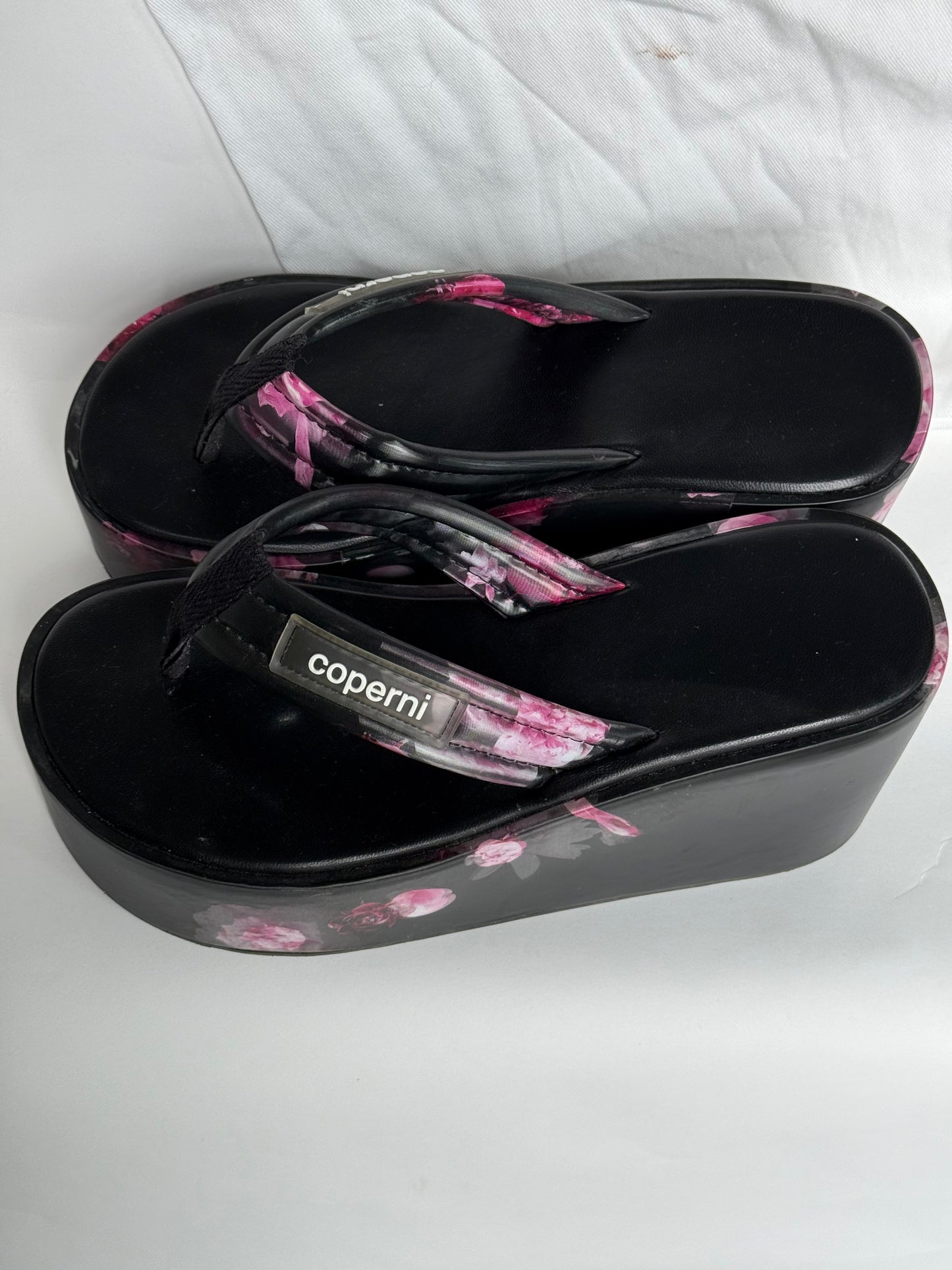 Coperni Holographic Platform Sandals