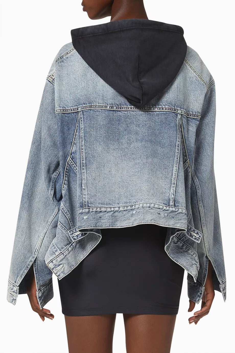 Balenciaga DIY Asymmetric Denim Jacket