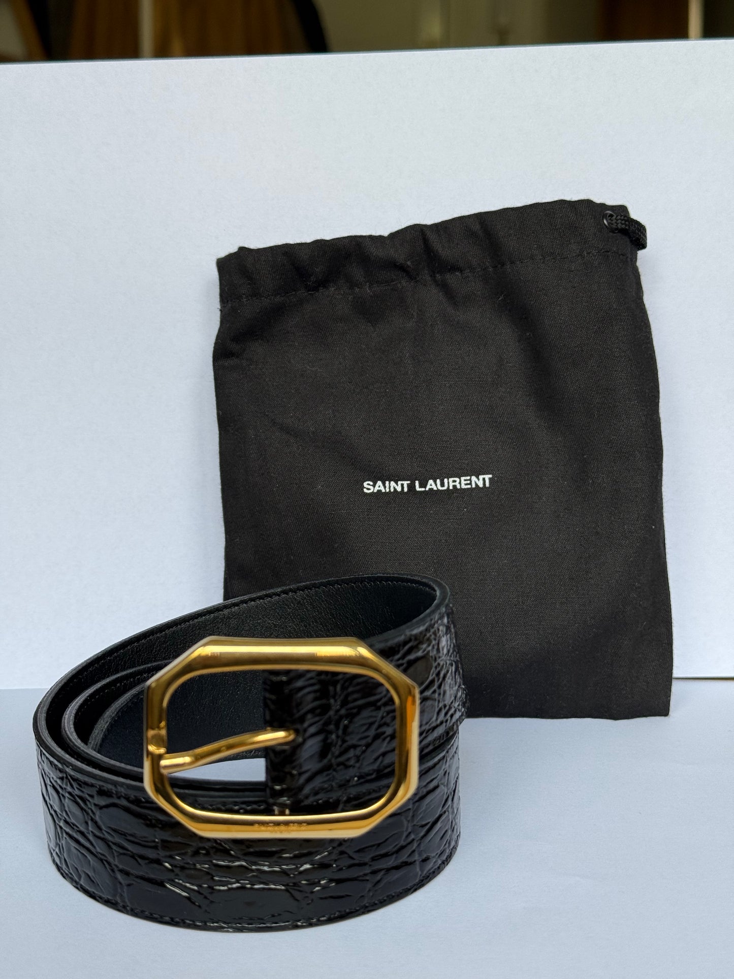 Saint Laurent Leather Belt