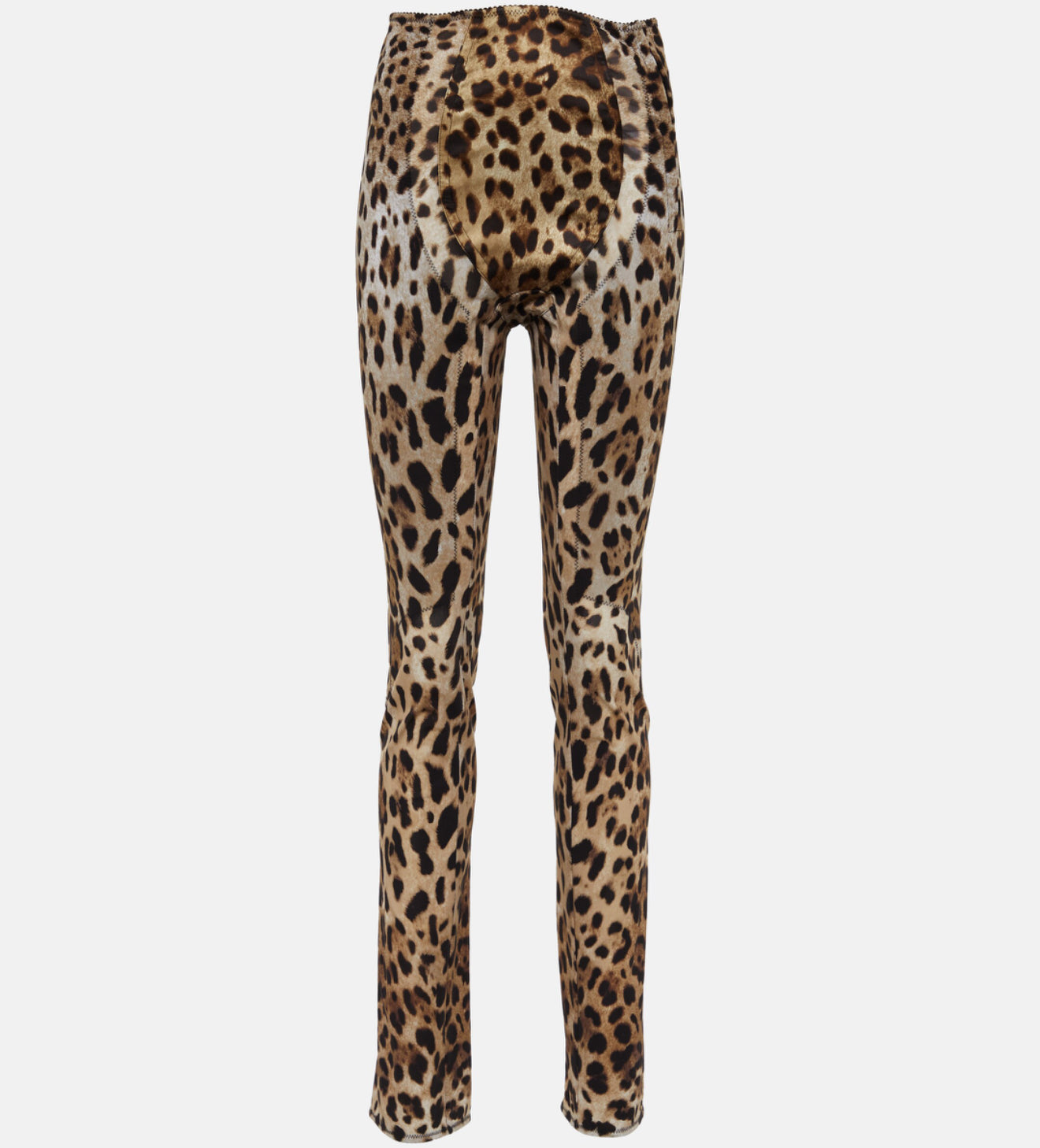 KIM DOLCE&GABBANA Leopard Print Trousers