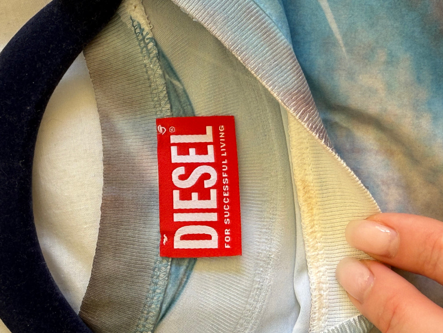 Diesel Mini Dress with Close-up Face Print