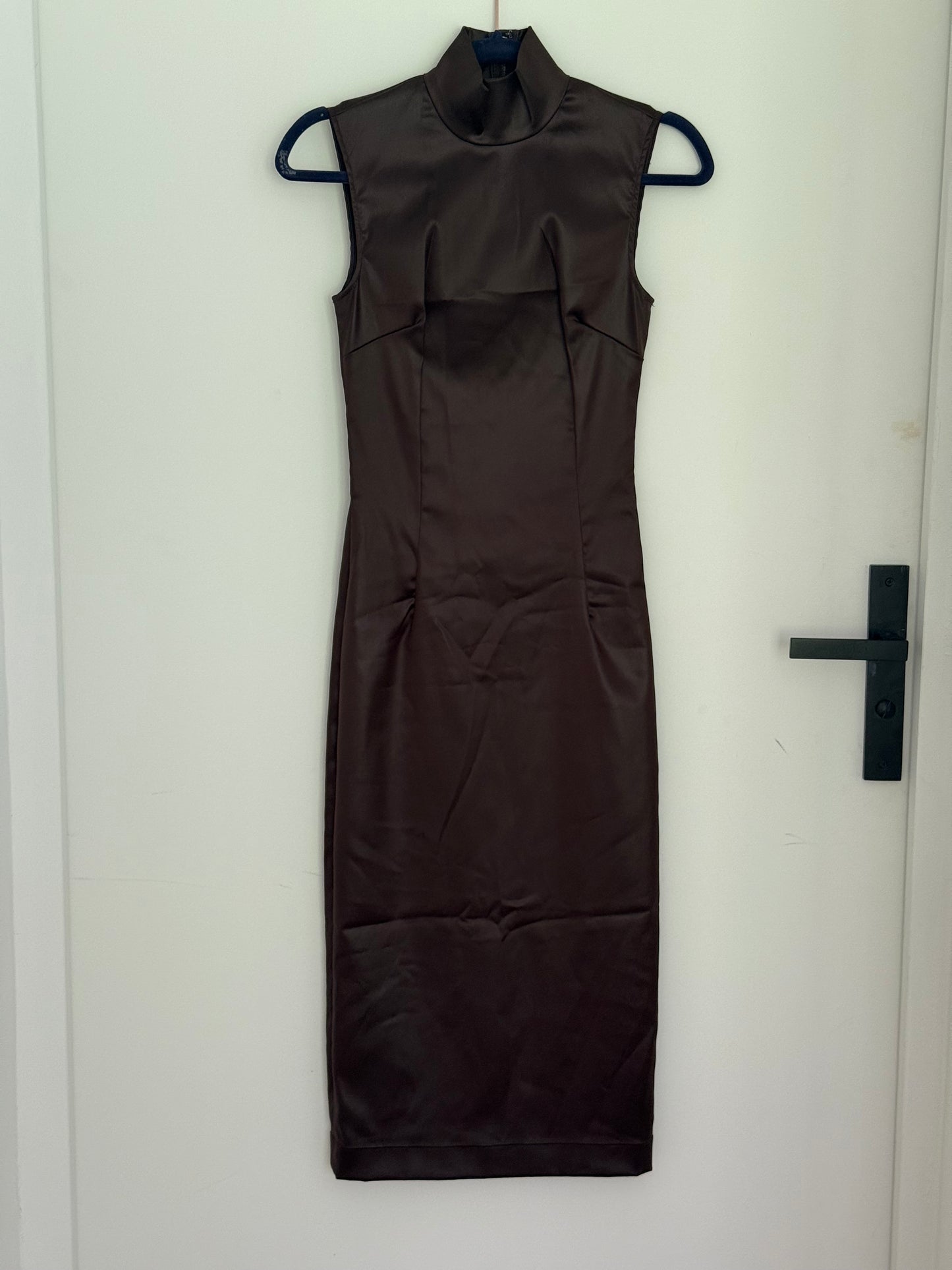 Dolce& Gabbana Dark Brown Longuette Midi Dress