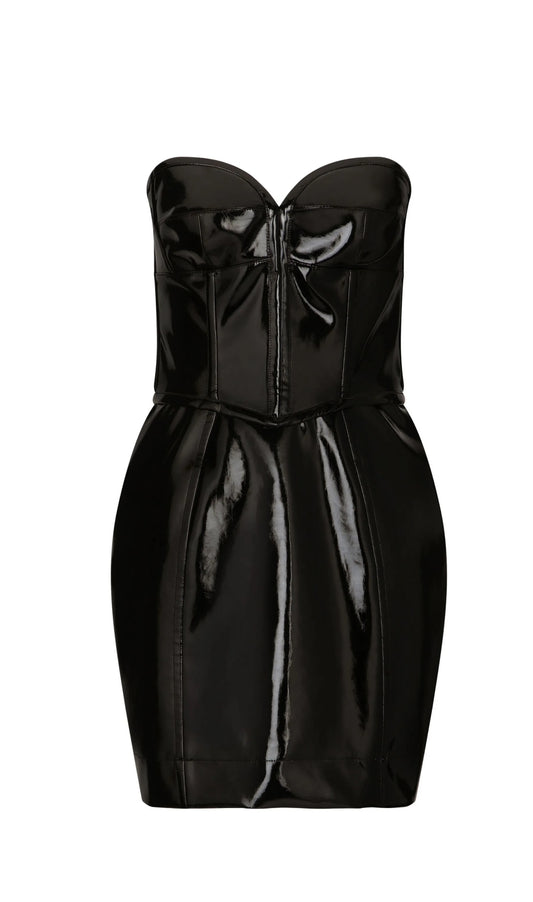 Dolce&Gabbana Corset Style High-shine Mini Dress