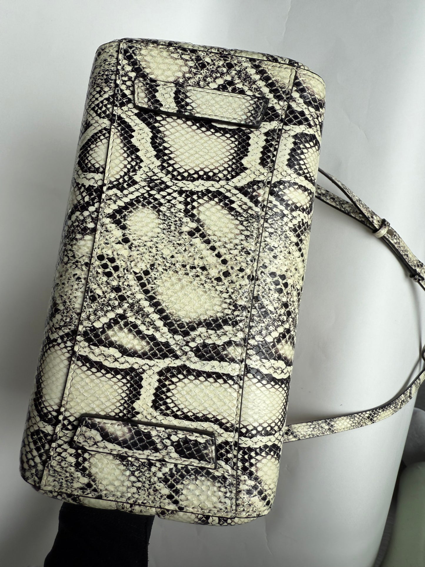 Givenchy Antigona Lock Snake print Shoulder Bag