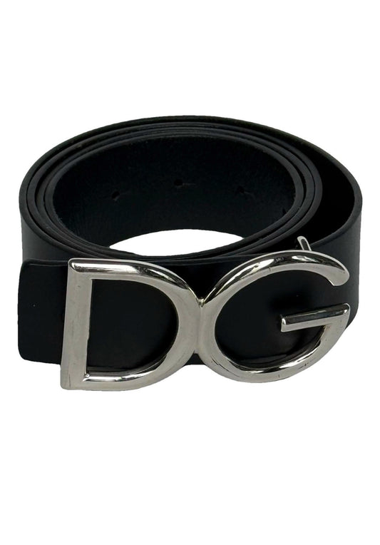 Dolce&Gabbana Leather Logo Belt