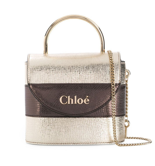 Chloe Aby Lock Leather Crossbody Bag