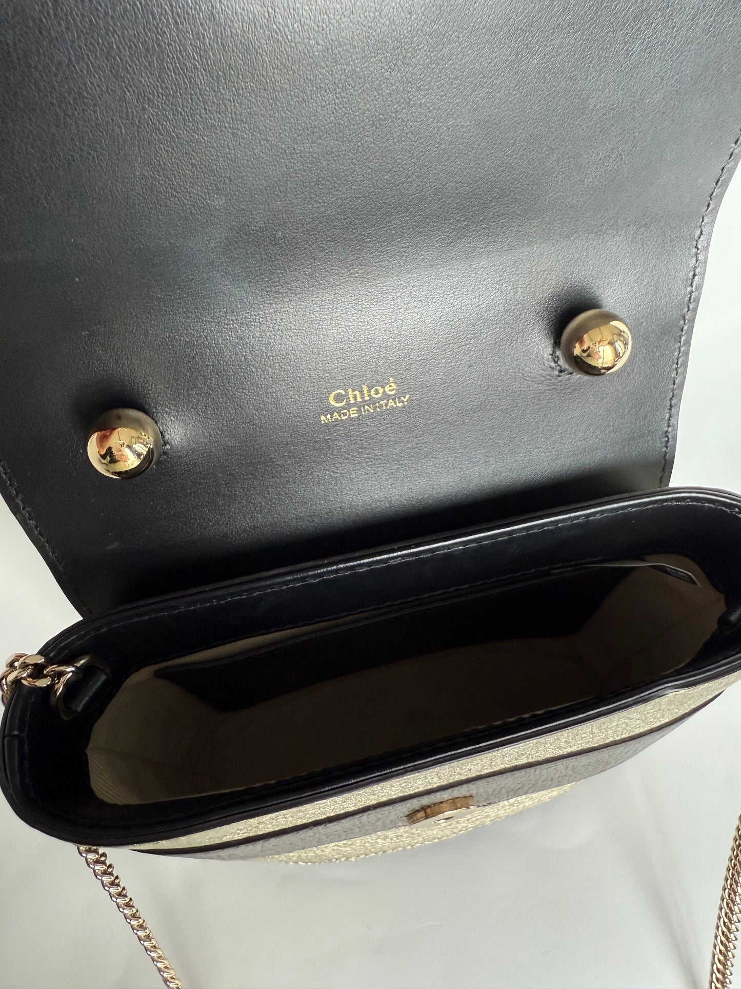 Chloe Aby Lock Leather Crossbody Bag