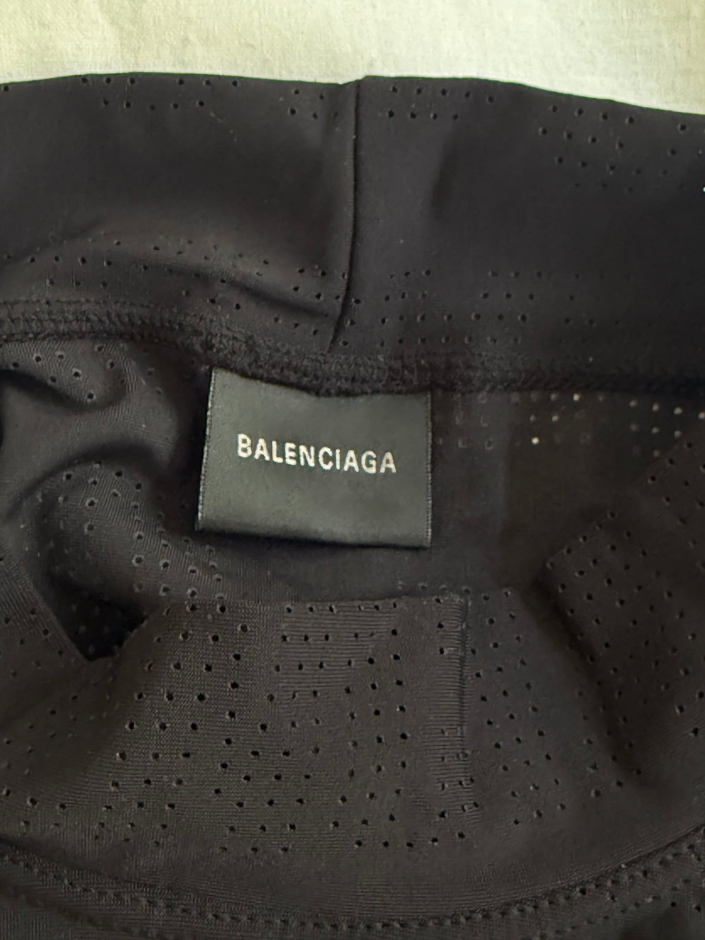 Balenciaga Semi-sheer stretch nylon jersey T-shirt