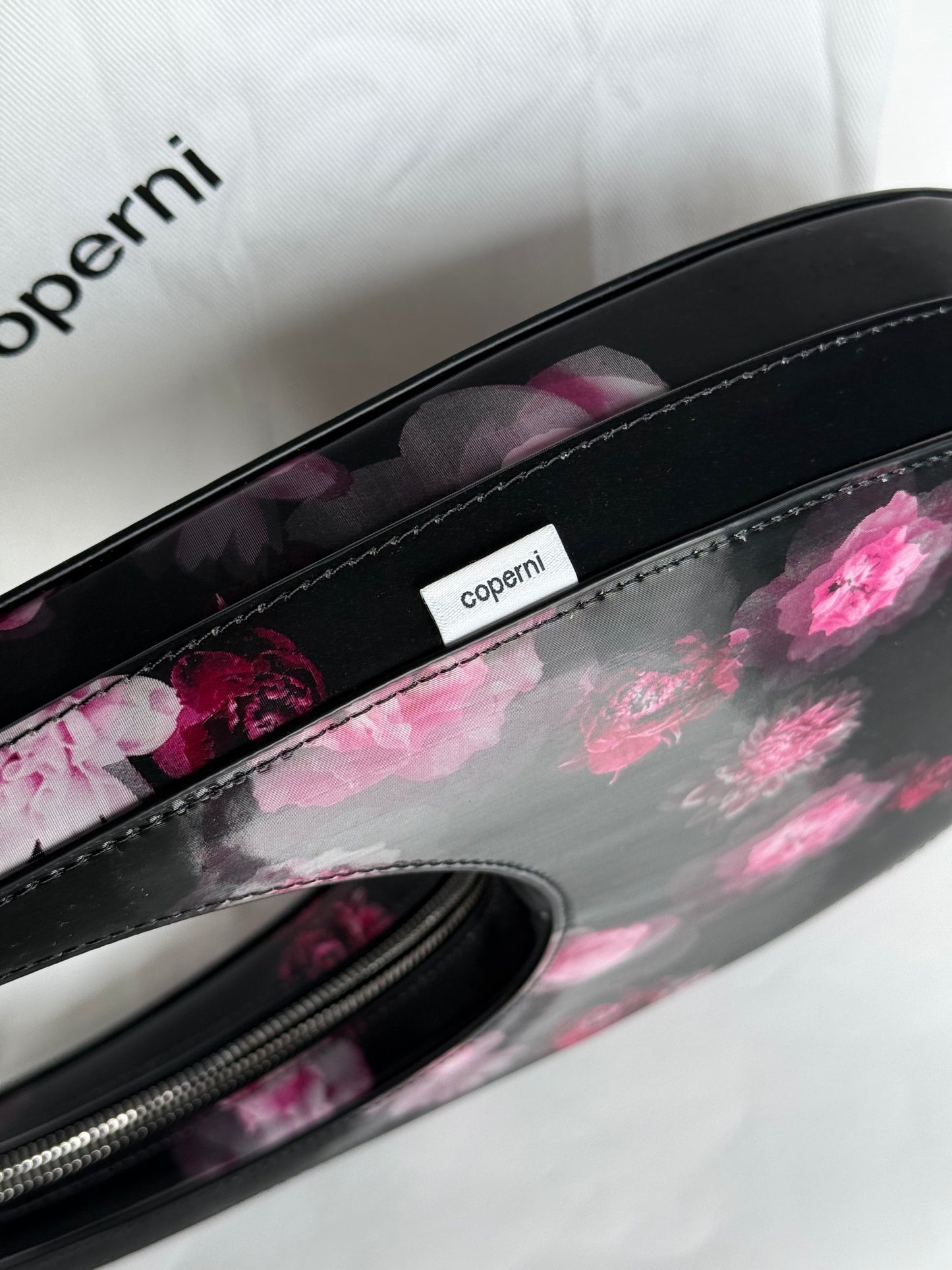 Coperni Holographic Shoulder Leather Habdbag