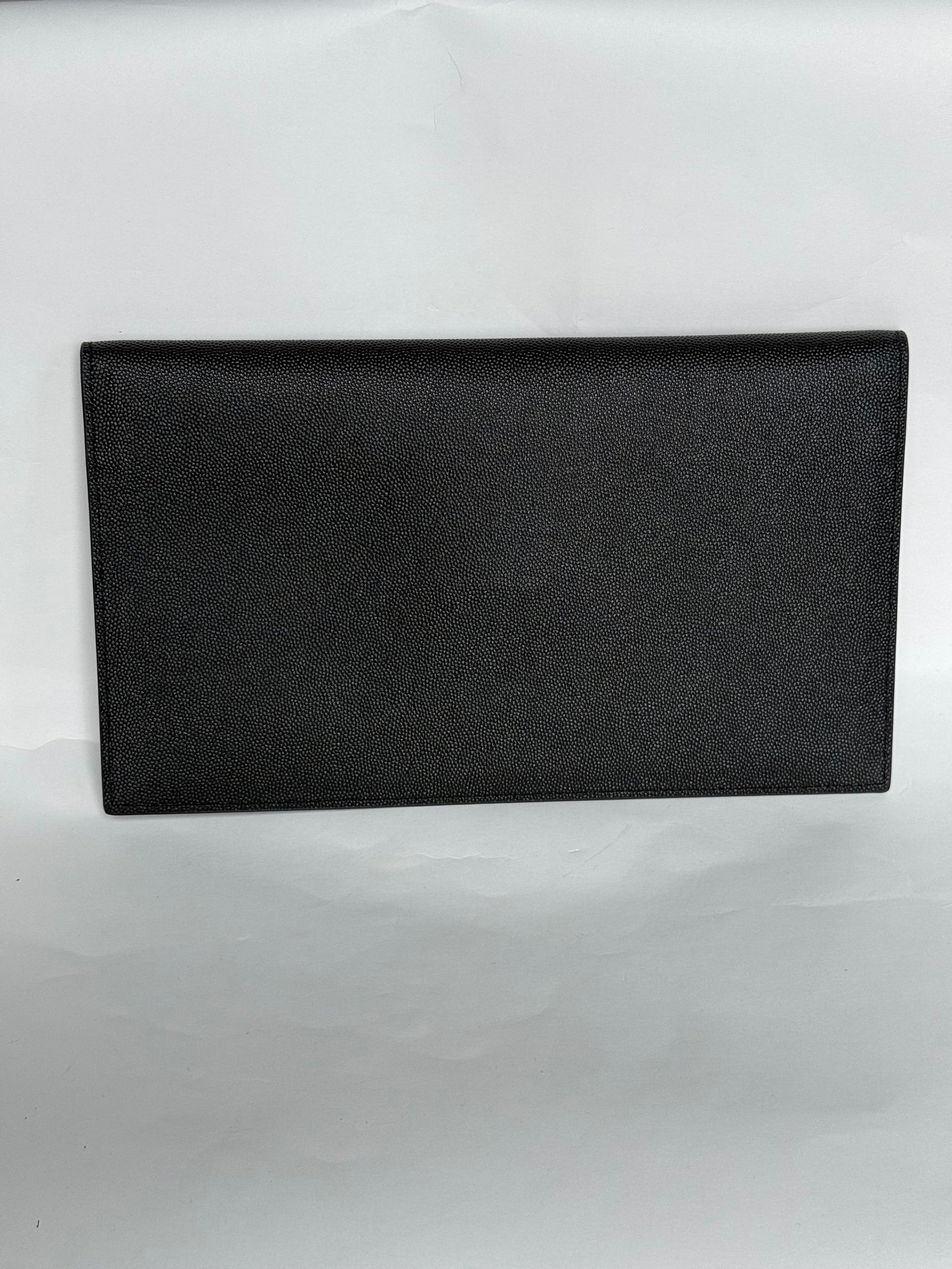 Saint Laurent Grain De Poudre Uptown Pouch Black